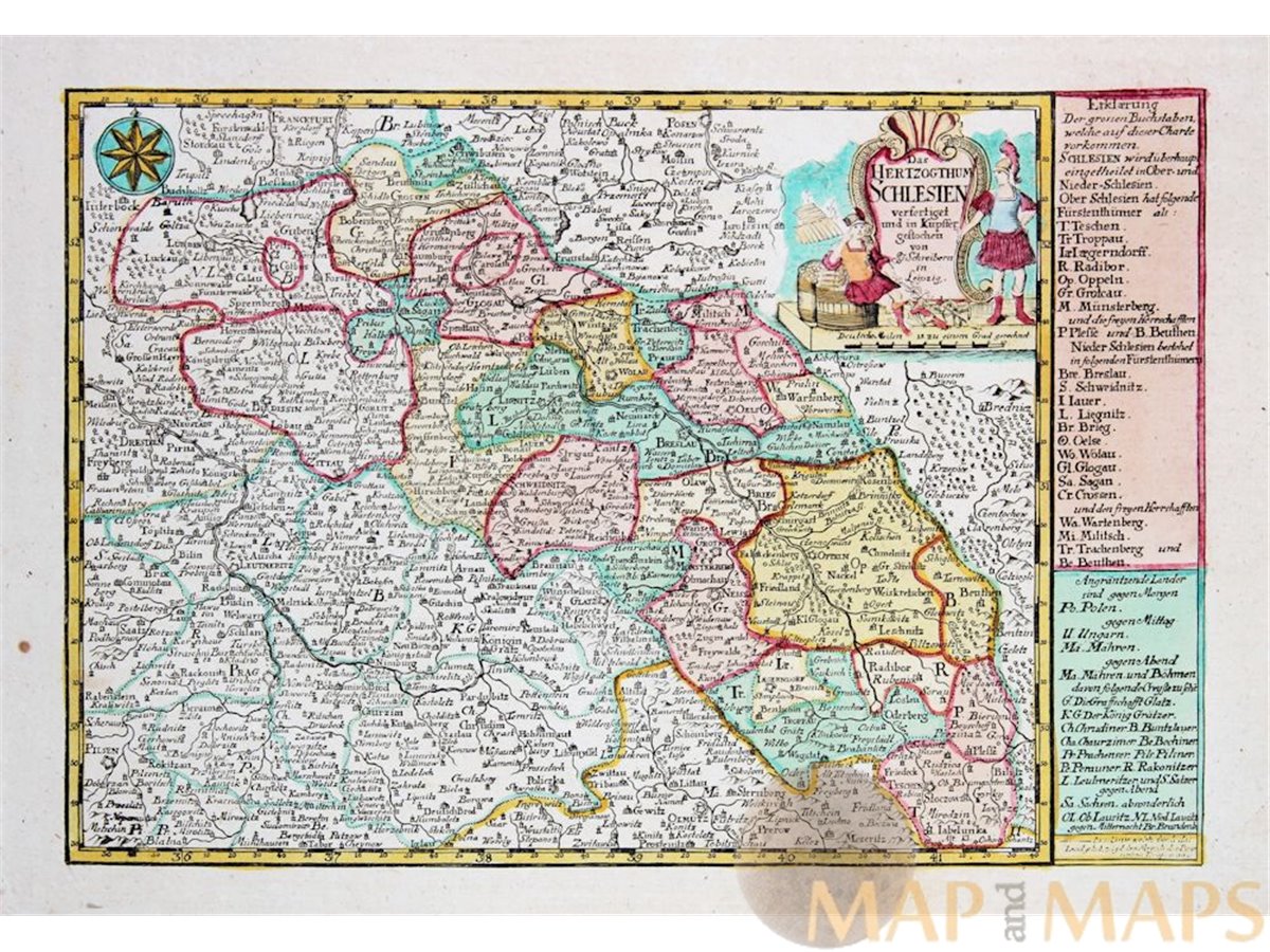 rare maps from SCHREIBER, Johann Georg