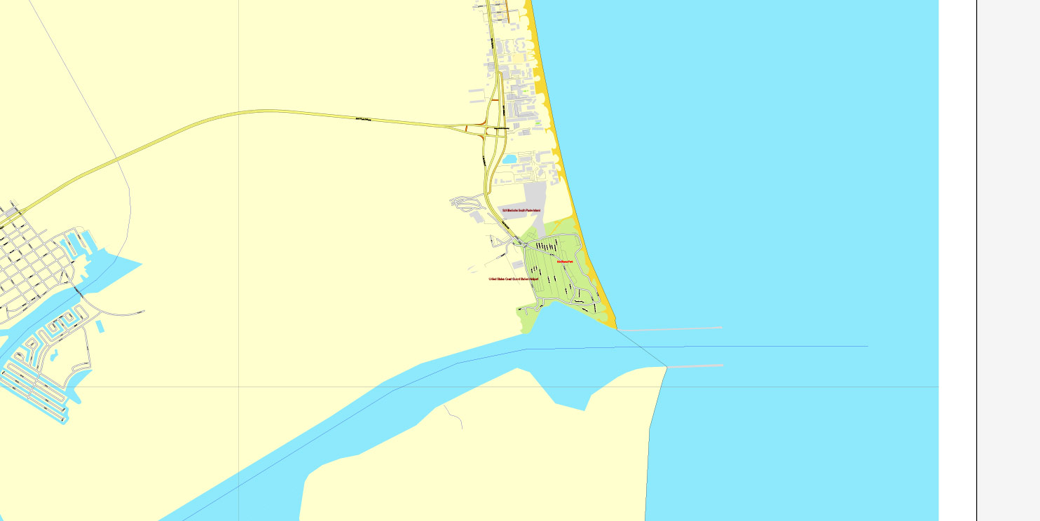 PDF map Brownsville, Texas, US, Matamoros, Mexico, printable vector street City Plan map, full editable, Adobe PDF, full vector, scalable, editable, text format street names, 7 mb ZIP