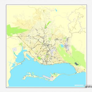 Pdf map Jamaica full