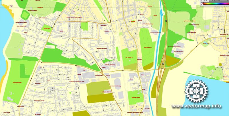 Vector map Leipzig, Germany, printable vector street City Plan map, full editable, Adobe Illustrator, full vector, scalable, editable, text format street names, 12,8 mb ZIP