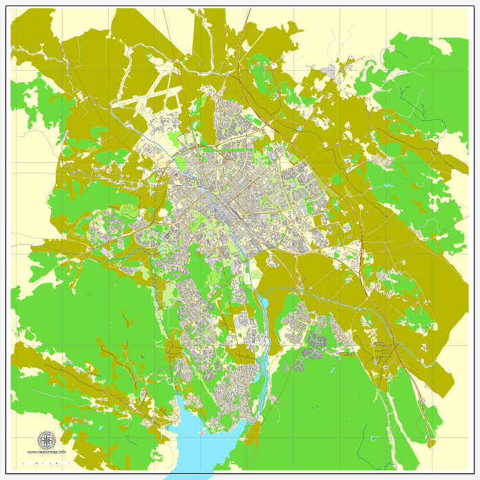 uppsala tourist map