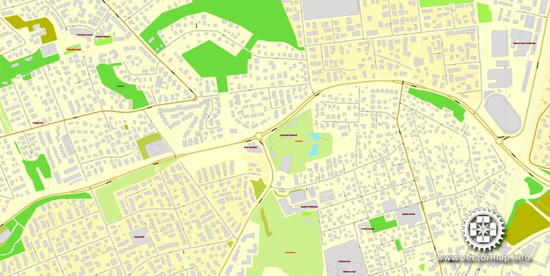 Vantaa, Finland, printable vector street map, City Plan, full editable, Adobe Illustrator, Royalty free, full vector, scalable, editable, text format street names, 6,0 mb ZIP All streets, All buildings.