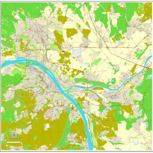 City plan Rastatt Baden Baden Germany ai