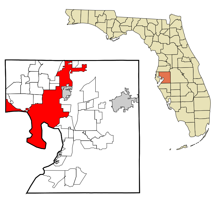 free vector map Tampa Florida