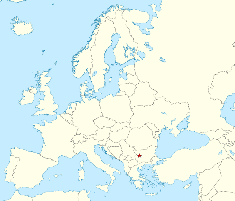 Free Vector Map Europe Sofia Location