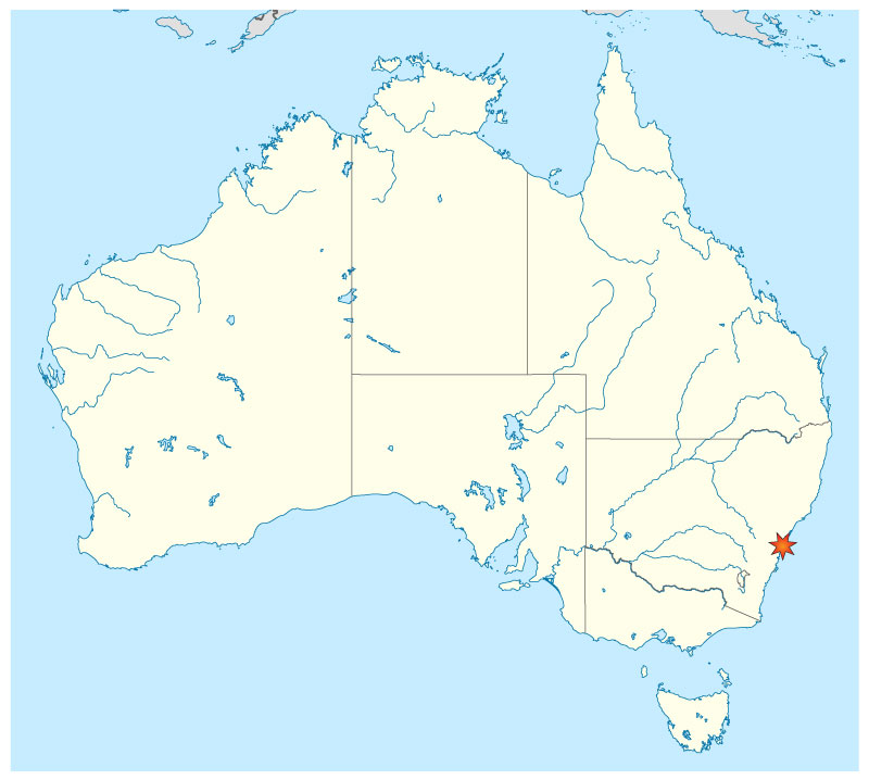 Vector Map Australia Sydney