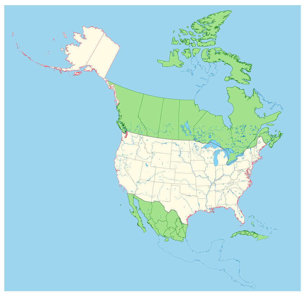 Free Vector Map USA, Adobe Illustrator, download now