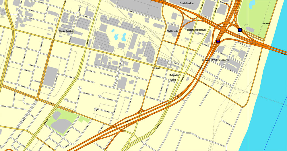 Urban plan Saint Louis Missouri ai