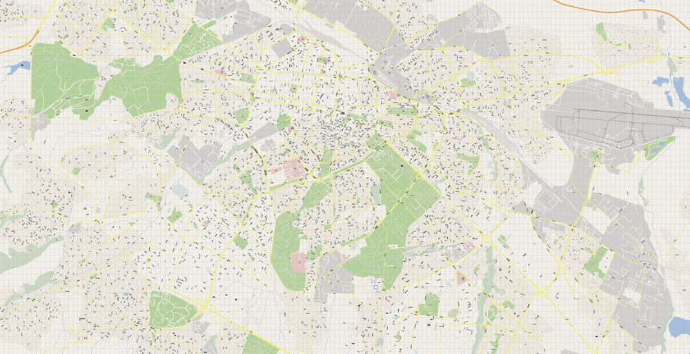 City map Sofia Bulgaria AI 15