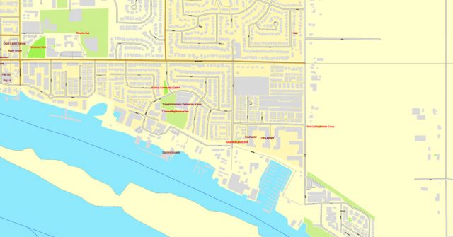 Vancouver exact map V.3.09: Printable City Plan Map in 4 parts of ...