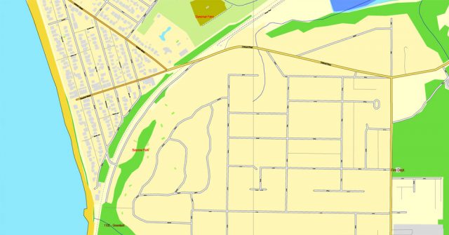 Vancouver exact map V.3.09: Printable City Plan Map in 4 parts of ...