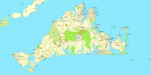 Map Classic Nantucket Marthas Vineyard Ms Ai Pdf 12 600x299 