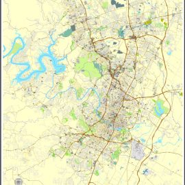 Pdf map Austin Texas