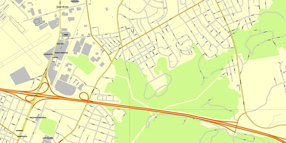 Pdf map Lancaster Pennsylvania PDF