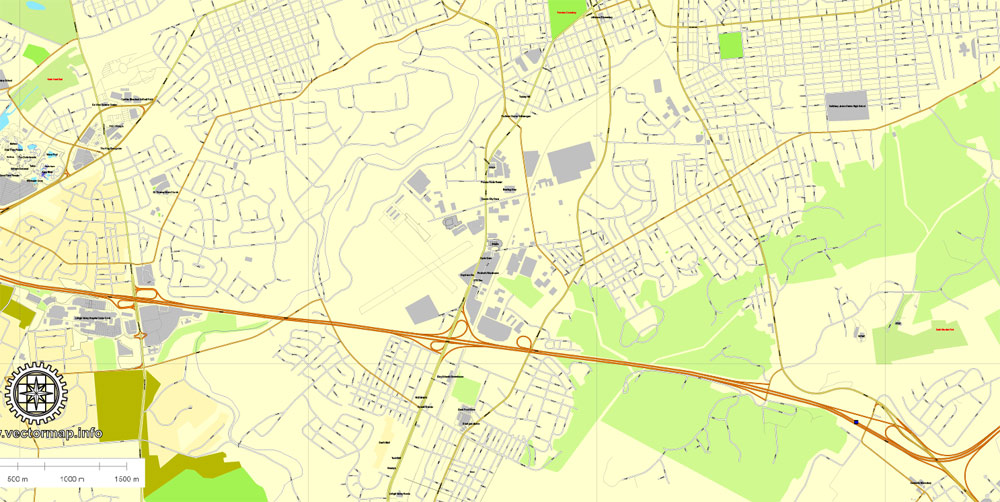 Pdf map Allentown Pennsylvania PDF