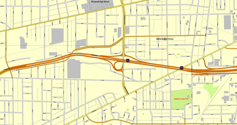 City map Dayton Ohio 3 10 PDF