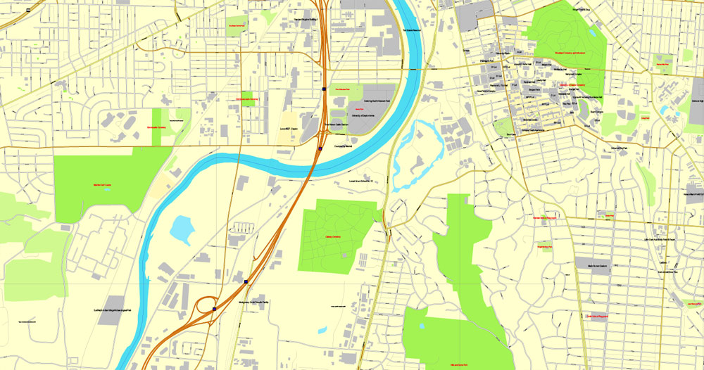 Pdf map Dayton Ohio 3 10 AI