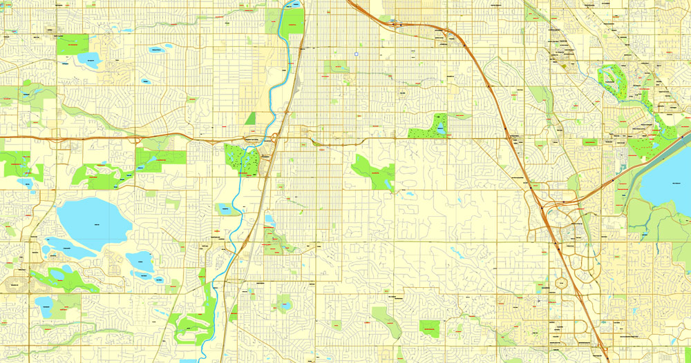 Street map Denver Colorado 3 10 PDF