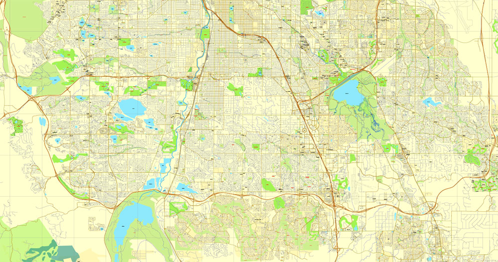 City map Denver Colorado 3 10 PDF