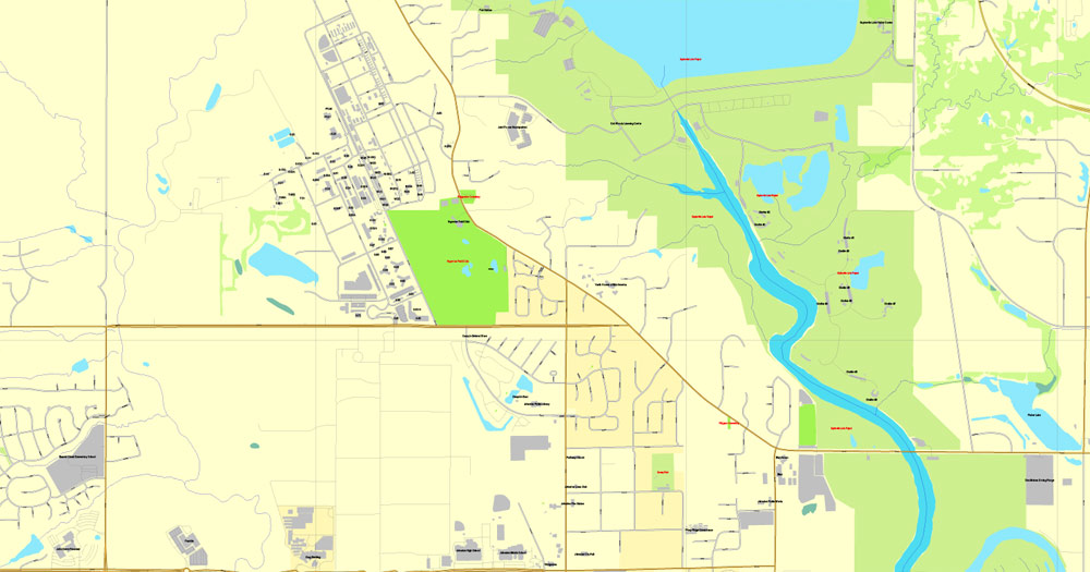 Pdf map Des Moines Iowa