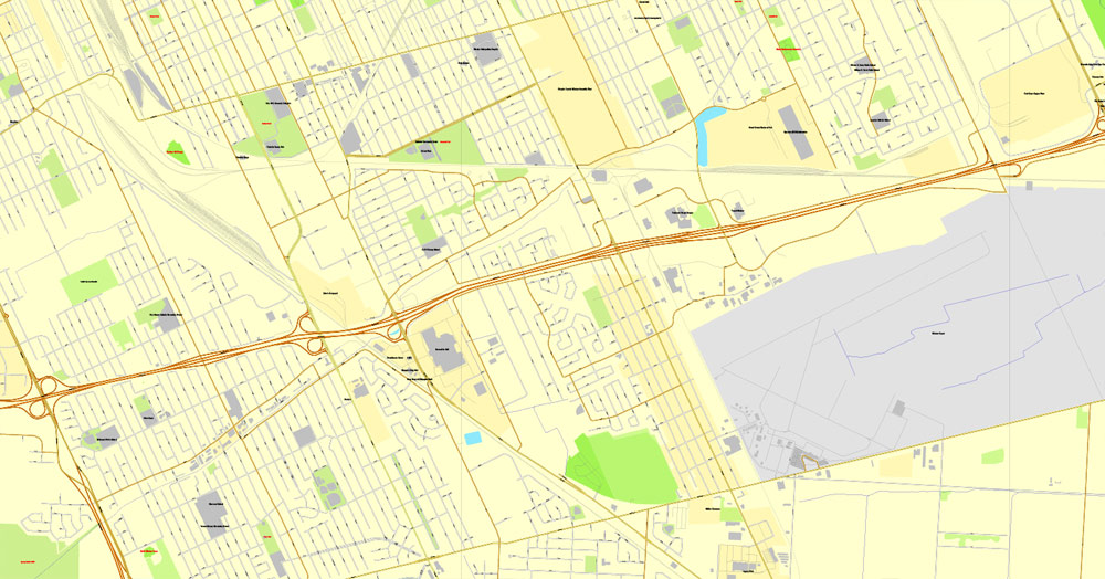 City map Detroit PDF