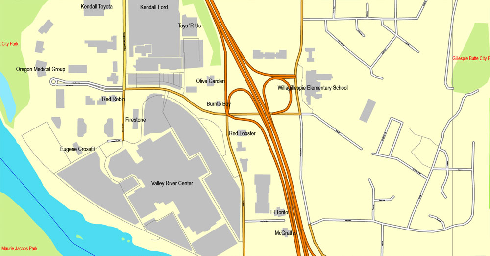 Urban plan Eugene Springfield Oregon PDF