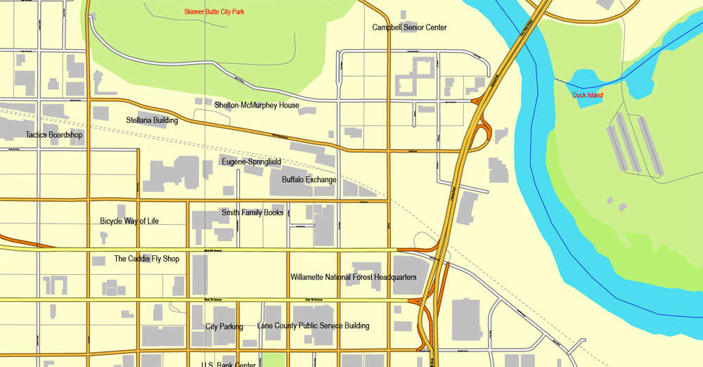 Pdf map Bend Oregon CDR