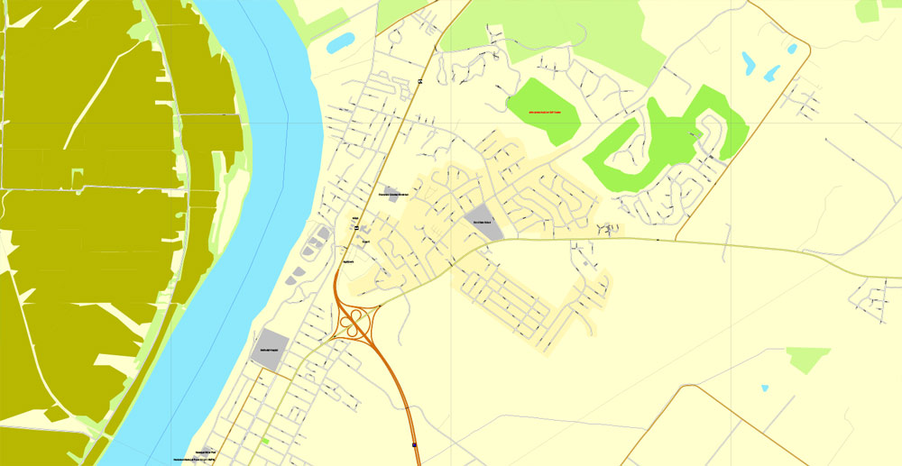 Street map Evansville Indiana