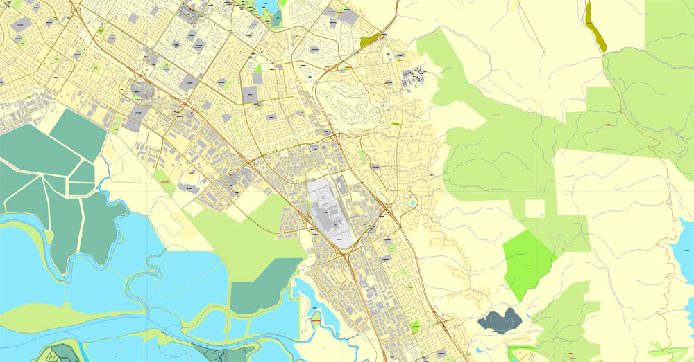 Pdf map Fremont California