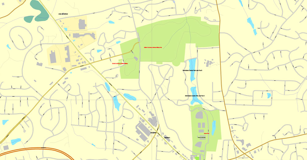 Street map Randolph North Carolina PDF