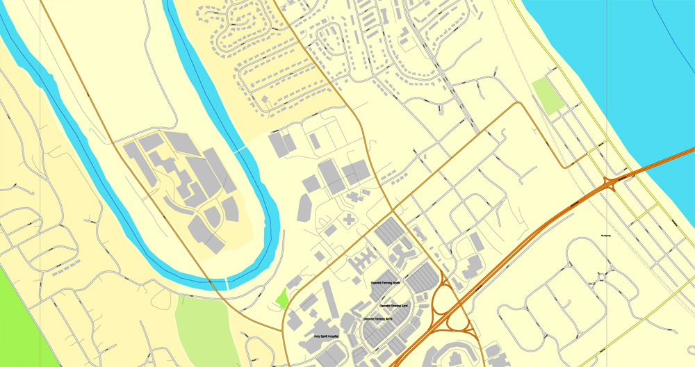 Pdf map Lancaster Pennsylvania