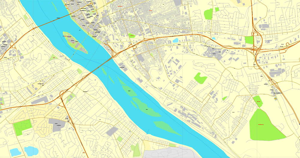 City map Lancaster Pennsylvania PDF