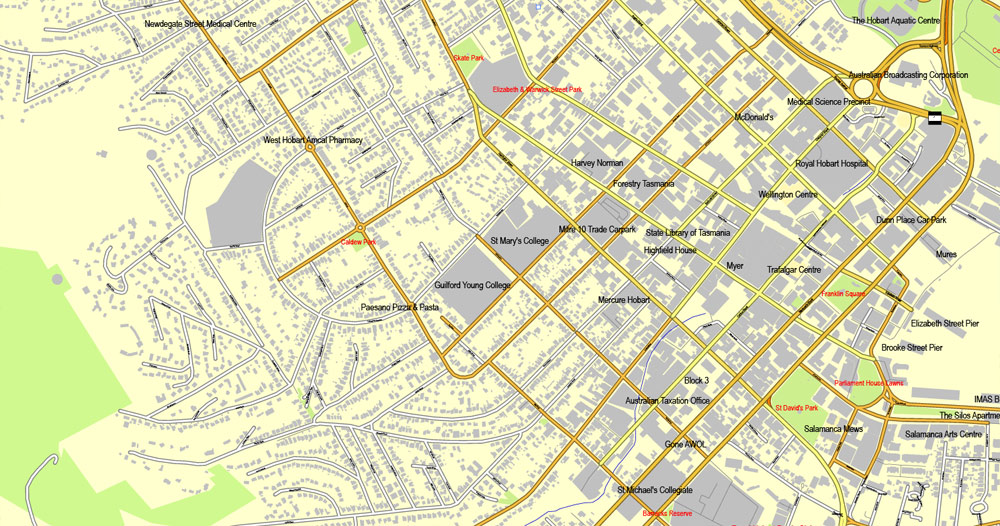 Pdf map Reykjavik Iceland