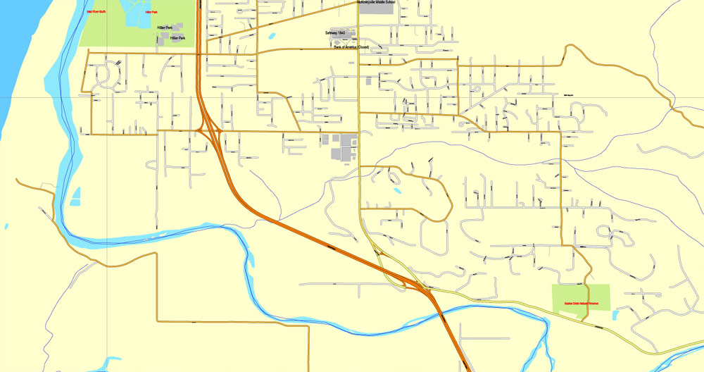 Pdf map Humboldt Eureca California