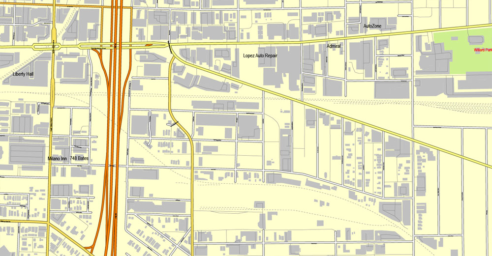 City map Indianapolis PDF