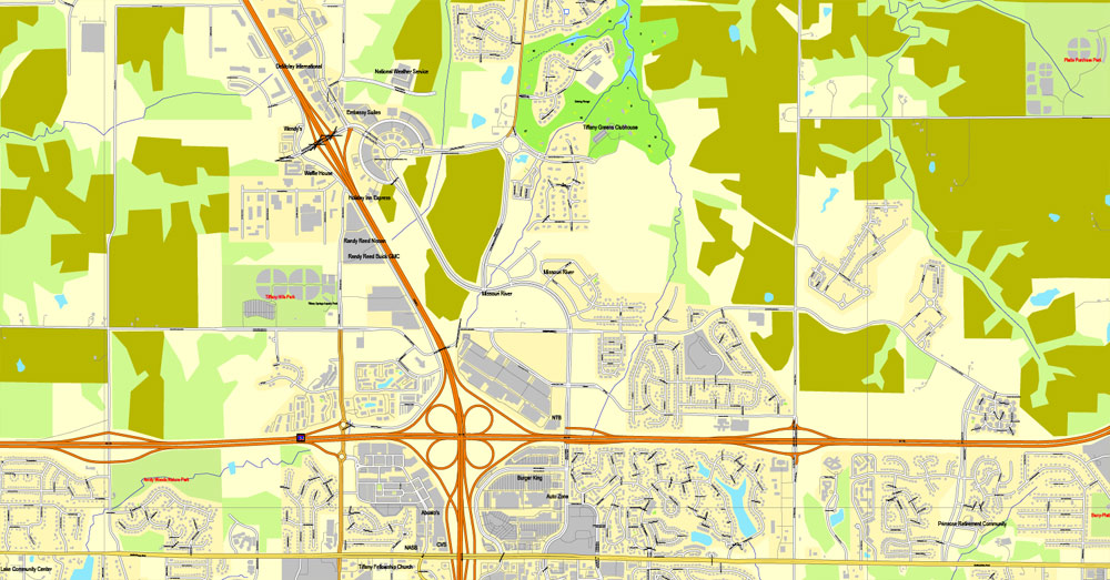 Street map Kansas City PDF
