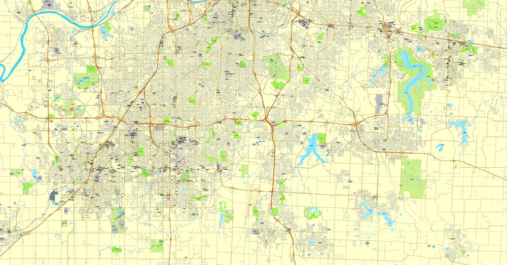 City map Lawrence Kansas 3 10 PDF