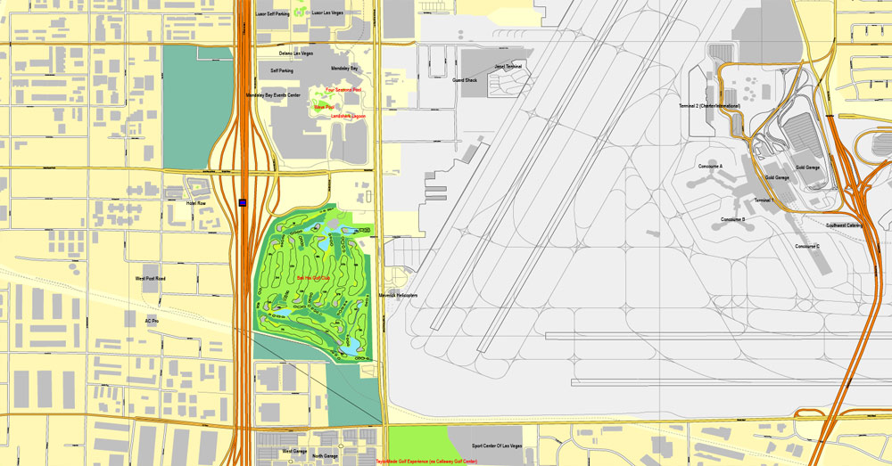 City map Las Vegas Nevada PDF