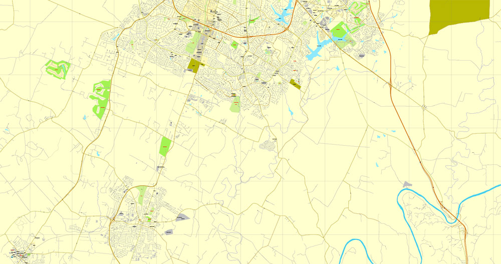 Pdf map Lexington Kentucky 3 10