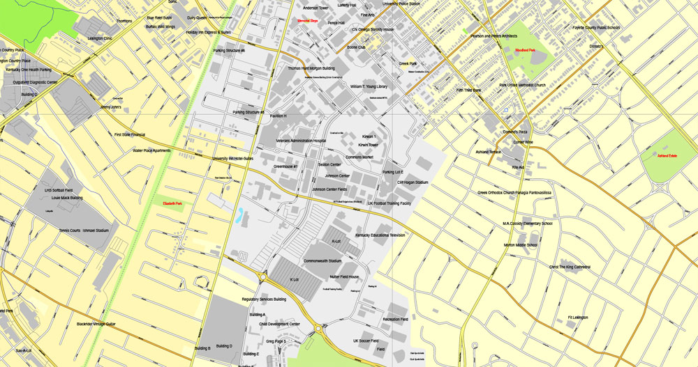 Vector map Lexington Kentucky 3 10 PDF