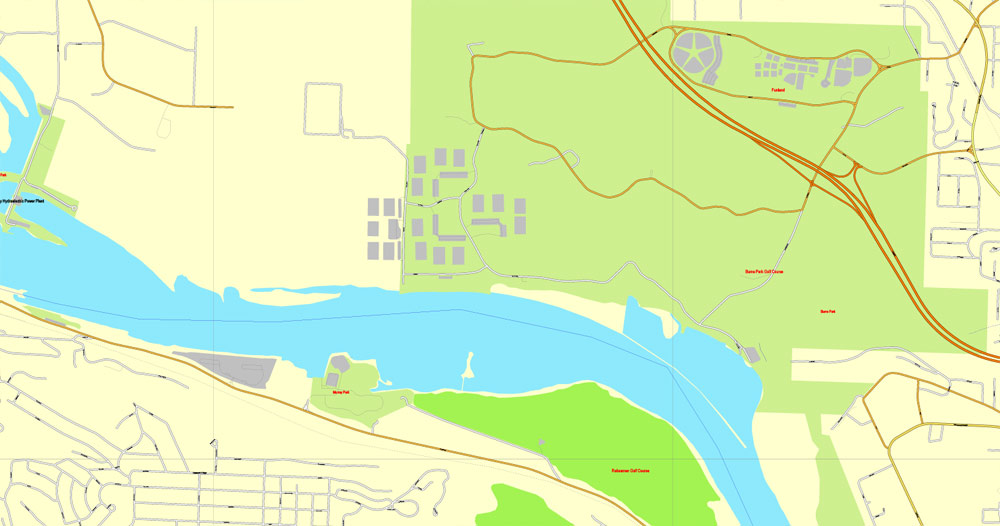 Street map Little Rock Arkansas