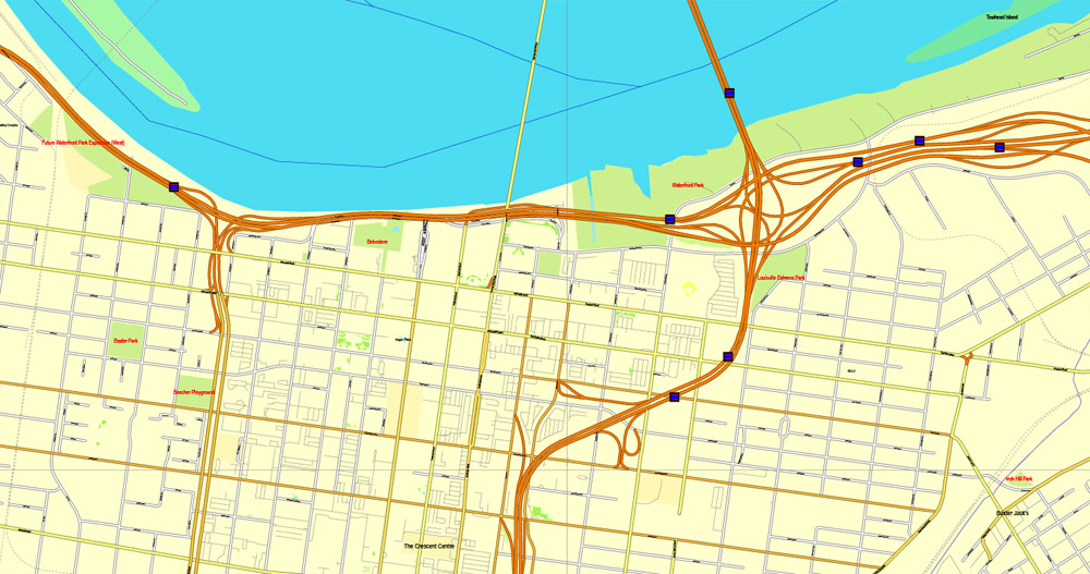 City map Louisville Kentucky 3 10 PDF