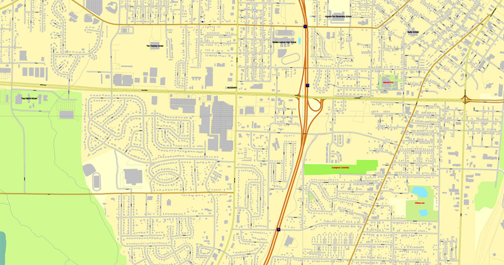 Street map Macon Georgia