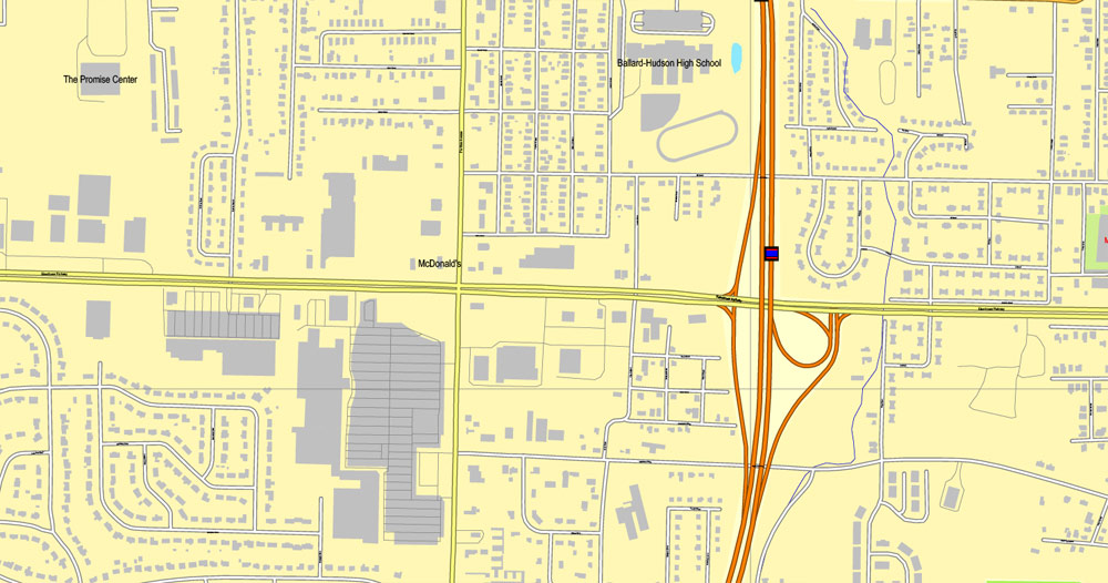 Street map Macon Georgia