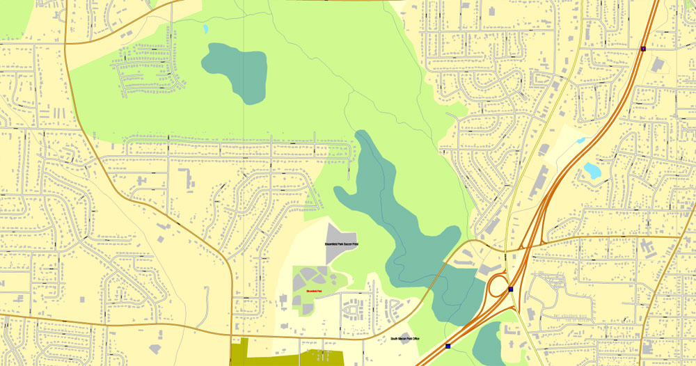 Pdf map Macon Georgia 3 10