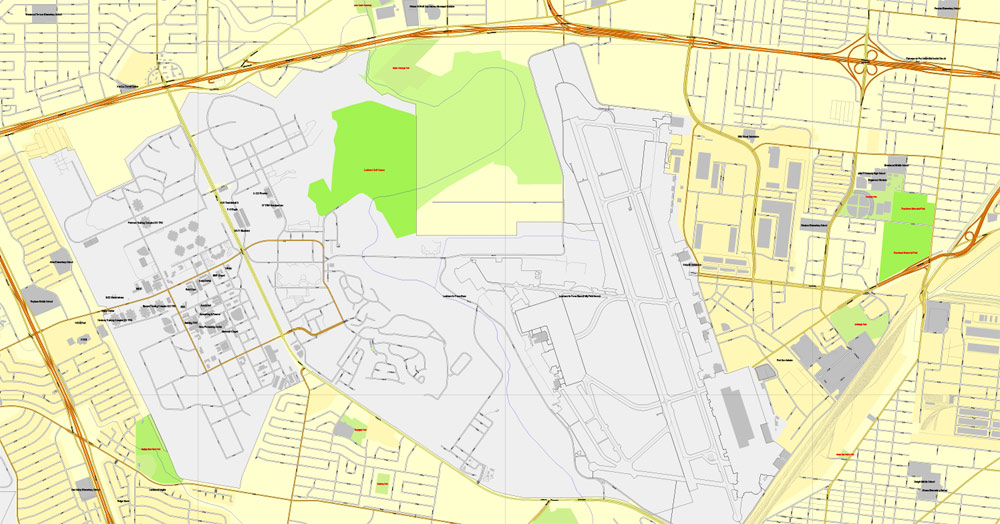 City map San Antonio Texas ai 3 10