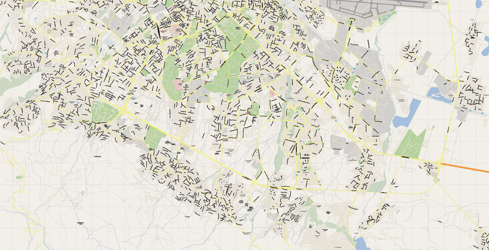 Street map Sofia Bulgaria ai