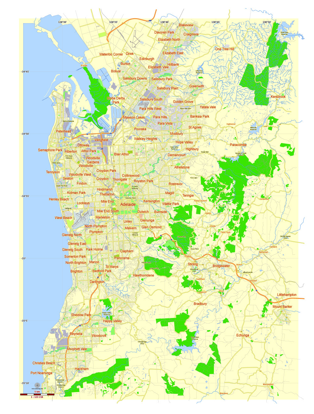 free_vector_map_adelaide_au_g_view_level_12