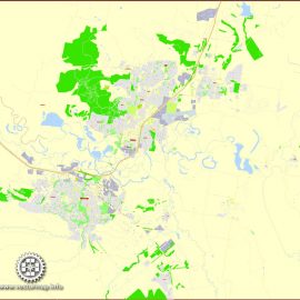 Illustrator map Albury Wodonga Australia PDF 17