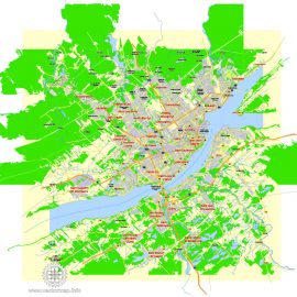 Editable map Macau China 125 PDF
